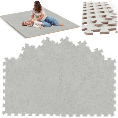 Massido Penová podložka 6 ks puzzle 180 x 120 cm béžová