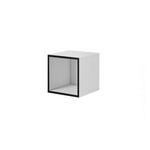 Cama meble Cama отворен шкаф ROCO RO6 37/37/39 бяло/черно (RO6 BI/CZ)