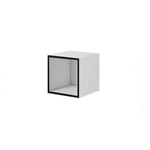 Cama meble Cama отворен шкаф ROCO RO6 37/37/39 бяло/черно (RO6 BI/CZ)