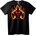 NOONEBRAND Тениска Deadpool с огнени нокти - 7XL, White