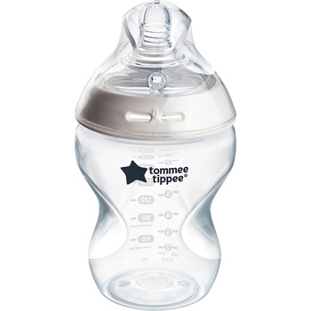 Tommee Tippee Бебешко самостерилизиращо се шише Tommee Tippee - Natural Start, 260 ml (TT.0019)