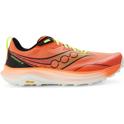 Saucony Маратонки Saucony Mens Peregrine 16 Off-Road Trail Running Shoes - Fire/Black