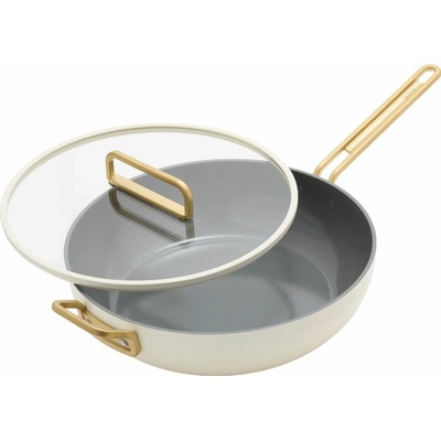 GreenPan Nepriľnavá keramická soté panvica s pokrievkou, Stanley Tucci, Ø 30 cm, krémová CC008982-004