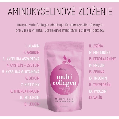 Divique Multi Collagen prášok 300 g