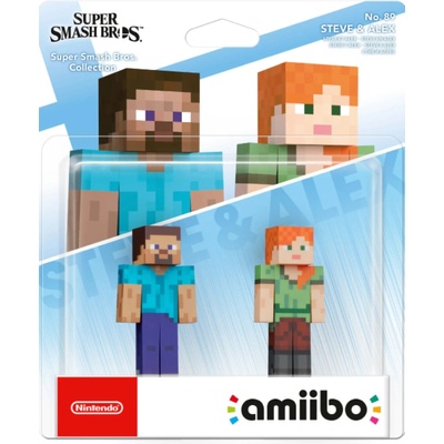 Nintendo Amiibo Steve & Alex Smash Bros Collection