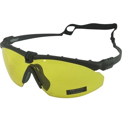 Okuliare Kombat Ranger čierný rám žltá sklá