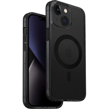 Uniq LifePro Xtreme Magnetic Case - хибриден удароустойчив кейс с MagSafe за iPhone 14 (черен-прозрачен)