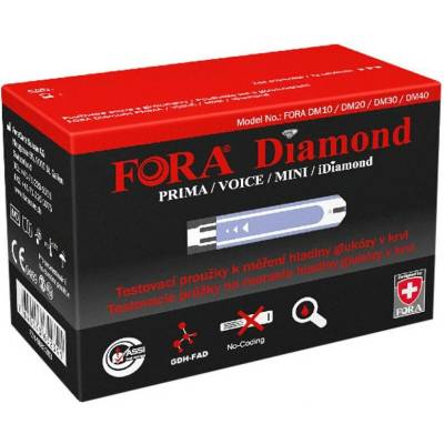Fora Diamond Testovací proužky ke glukom TD-4365 50 ks