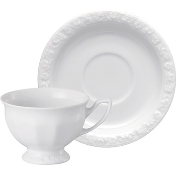 Rosenthal Чаша за кафе Maria бяла с чинийка 180 мл (10430 800001 14742 + 10430 800001 14741)