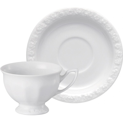 Rosenthal Чаша за кафе Maria бяла с чинийка 180 мл (10430 800001 14742 + 10430 800001 14741)