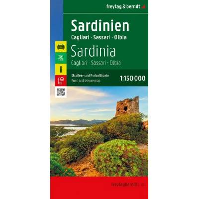 Freytag & Berndt mapa Sardinia 1:150 t.
