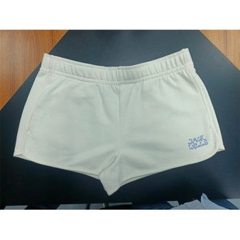 Image 1 of Jack Wills Поларени къси панталони Jack Wills Women's Fleece Jogger Shorts - Vintage White