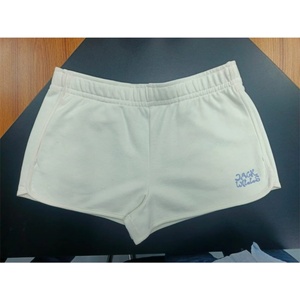 Jack Wills Поларени къси панталони Jack Wills Women's Fleece Jogger Shorts - Vintage White - sportihobi - 29,32 лв