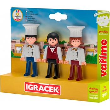 EFKO IGRÁČEK TRIO Vaříme set 3 figurky s doplňky