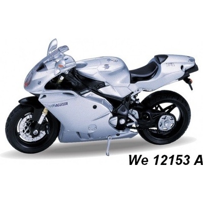 Welly MV Agusta F 4 S 1+1 silver code 12153A model motocyklu 1:18