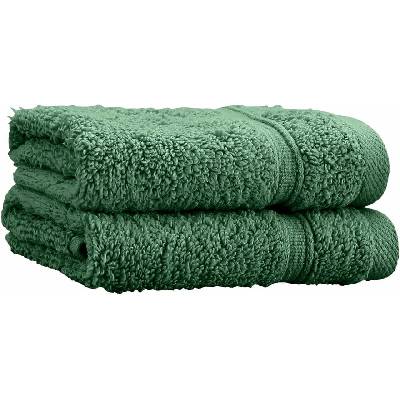 Catherine Lansfield Zero Twist ručník zelená dark 2 ks 30 x 30 cm
