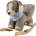 TOYS Люлка със столче кученце (rhse02401pupp)