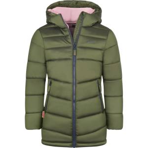 Trollkids Детско палто Trollkids Girl's Trondheim Coat - Dusky Olive / Navy / Pink Dawn - размер 98 (EU) (703-4661-0211)