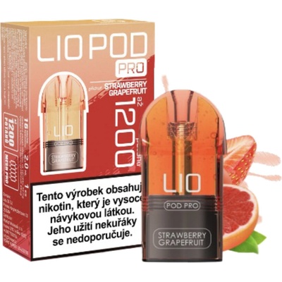 LIO POD PRO Strawberry Grapefruit 16 mg 1200 potáhnutí