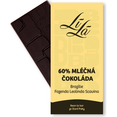 Lílá 60% mléčná Brazílie Fazenda Leolinda Scavina 50 g