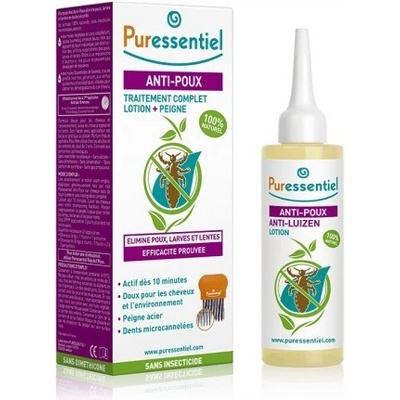 Puressentiel roztok proti vším + hřebínek 100 ml – Zboží Dáma