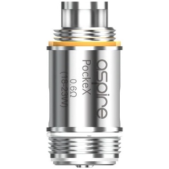 Aspire žhaviaca hlava PockeX nerez MTL 0,6ohm