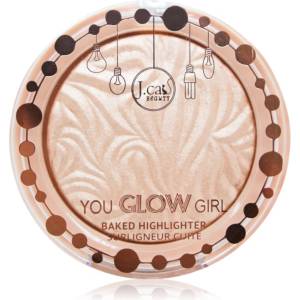 J. Cat Beauty You Glow Girl печен хайлайтър цвят 111 Seaside Frost 8.5 гр