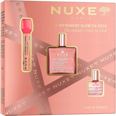 Nuxe olej or floral 50 ml + sérum na rty 8 ml + olej floral 10 ml