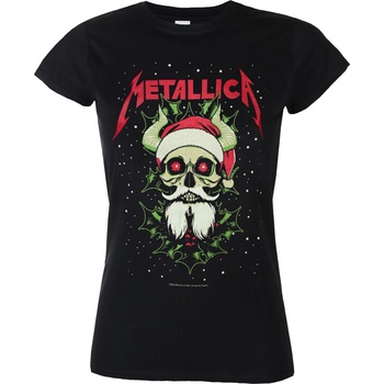 ROCK OFF Дамска тениска Metallica - Santa Horns - ROCK OFF - METTS102LB