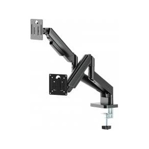 Gembird Desk mount for two monitors adjustable from 17 to 32 inches load up to 10kg black color