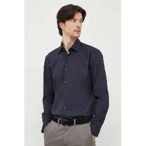 HUGO BOSS риза мъжки от памук с еластан H-HANK-kent-C1-214 (50469345)