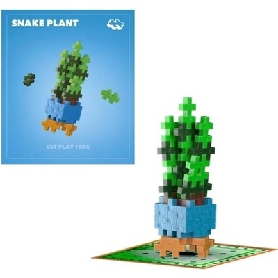 Plus-Plus Kytky Snake Plant