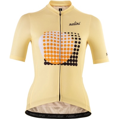 Nalini Дамска фланелка с къс ръкав за колоездене Nalini Women's Miaohaus Jersey Cycling jersey - Champagne - размер XS (156-2821-0211)