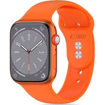 Tech-Protect silicone apple watch 4 / 5 / 6 / 7 / 8 / 9 / se (38 / 40 / 41 mm) bright orange (5906302310197)