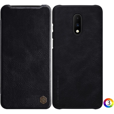 OnePlus 7 Nillkin Кожен Калъф и Протектор
