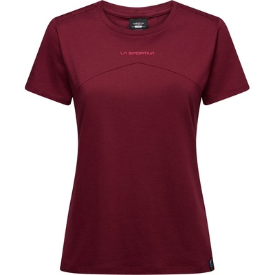 La Sportiva Дамска тениска La Sportiva Women's Roof T-Shirt - Redwood / Azalea - размер XL (916-4825-0515)