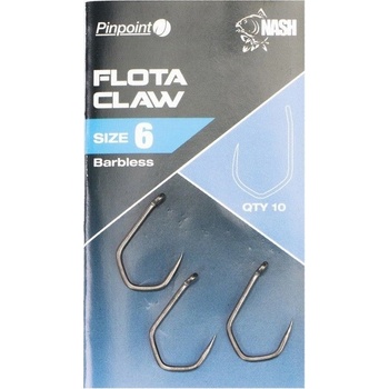 Kevin Nash Pinpoint Flota Claw Barbless Bez Protihrotu vel.10 10 ks