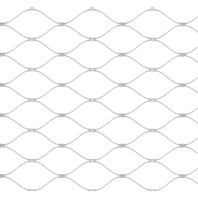 Nerezová lanková síť s okem 60x104mm, lanko ø2mm, 0,8mx5m, AISI 316