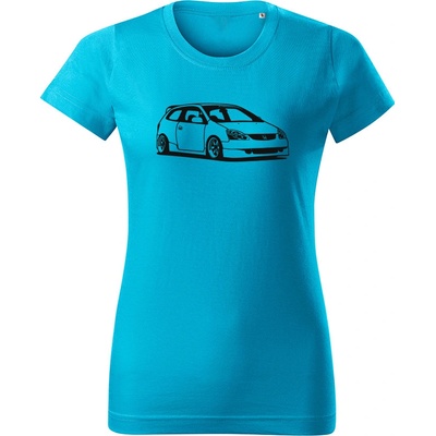 Tričko Honda Civic Type R dámske tričko Fialová