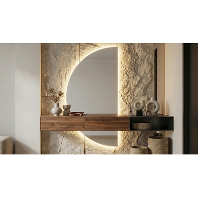 LED огледало Arch 80×120 с тъч контрол и подсветка (KD-9187)