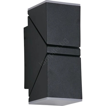 Searchlight 36170BK - LED външен стенен осветител MONTANA 2xLED/6W/230V IP44 (SR0643)