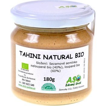 ASO Zdravý život Tahini natural Bio 180 g