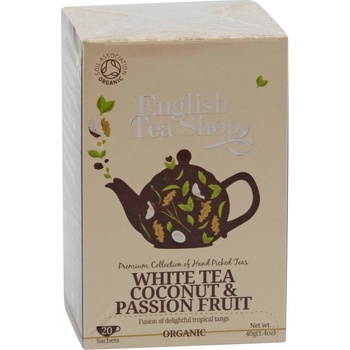 English Tea Shop Bílý čaj s kokosem a passion fruit 20 n.s.