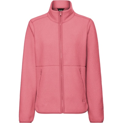 Jack Wolfskin Дамско поларено яке Jack Wolfskin Women's Lite Curl Fullzip Fleece jacket - Evening Rose - размер XS (105-7187-0211)