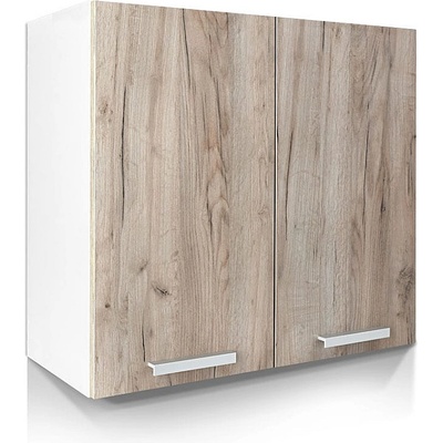 Matis Кухненски шкаф горен с две врати in v80 сив дъб