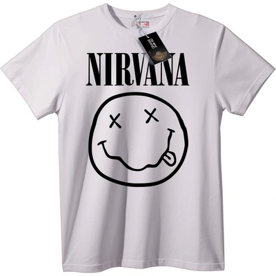 NOONEBRAND Тениска Nirvana Smiley - S, Black