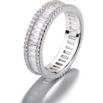 Majya Stříbrný prsten ANDRA zirkonový s čirými kamínky 10077