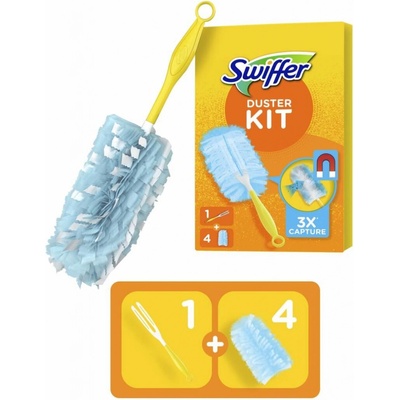 Swiffer Duster Kit násada malá + prachovka 4 ks