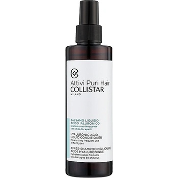 Collistar Attivi Puri Hyaluronic Acid Liquid Conditioner овлажняващ балсам за коса с хиалуронова киселина за жени 200 мл