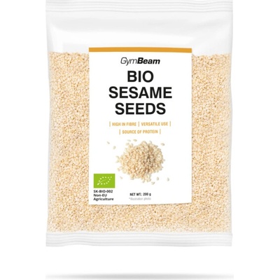 GymBeam BIO Sezamové semienka lúpané 200 g